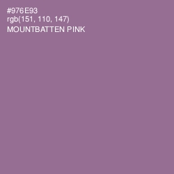 #976E93 - Mountbatten Pink Color Image
